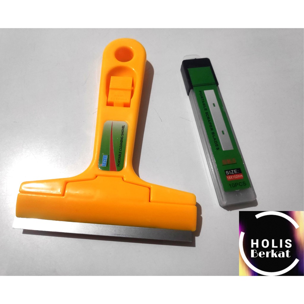 Portable Cleaning Shovel / Alat Pisau Pembersih Kaca IGM Size 18x102mm