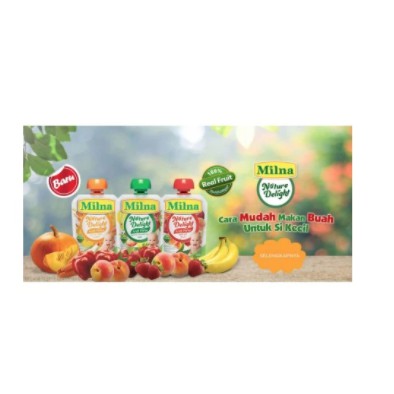 

Milna Nature Delight Puree Buah Asli