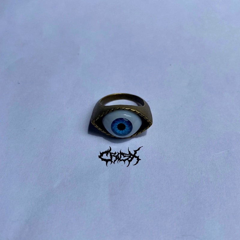 EYE RING / BLUE EYE RING / CINCIN MATA / CINCIN TITANIUM / AESTHETIC RING / CINCIN ESTETIK / CINCIN AESTHETIC / CINCIN PRIA / CINCIN WANITA / CINCIN PRIA WANITA