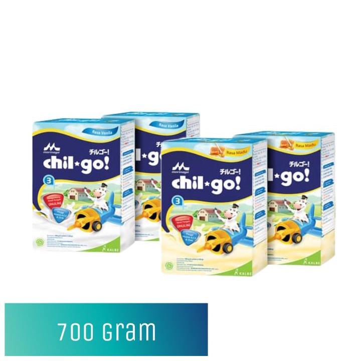 CHIL GO POWDER 3+ VANILA / MADU 700 GRAM (PROMO BELI 1 BOX POTONGAN 3.000 POTONG TUTUP KEMASAN)