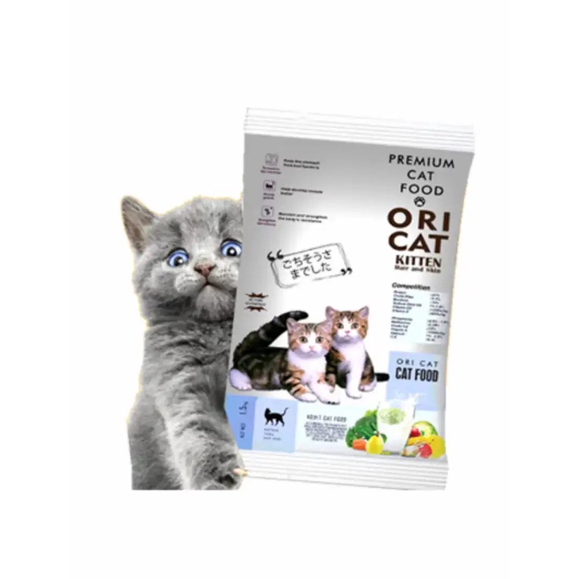 Oricat Kitten Cat Food Kemasan Repack 500 Gram ori cat