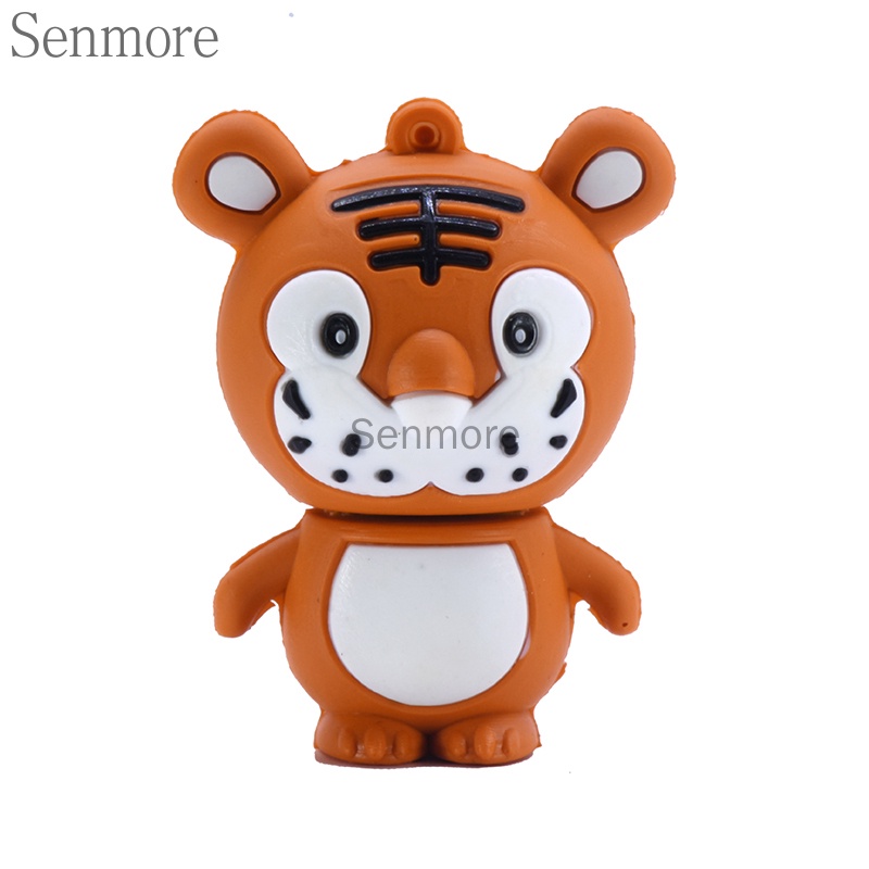 Flashdisk USB 1GB / 8GB / 16GB / 32GB / 64GB / 128GB / 1TB / 2TB Bentuk Kartun Harimau Lucu