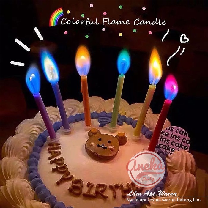Lilin Colour / Lilin nyala Warna warni / Lilin Ulatah nyala Warna warni / Lilin Warna warni
