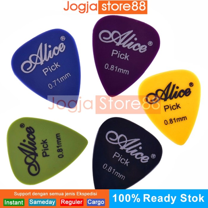 Jogja.Store88 - Alice Pick Gitar Akustik 12 PCS - Multi-Color