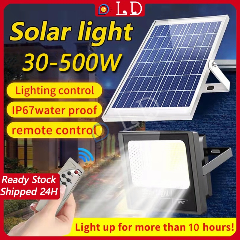 [COD] New Lampu Sorot Solar Cell /500 Watt Lampu Led Tenaga Matahari / Lampu Panel Surya / Lampu Tembak Solar Cell /  Led Outdoor Flood Light 30W 100W 200W 300W