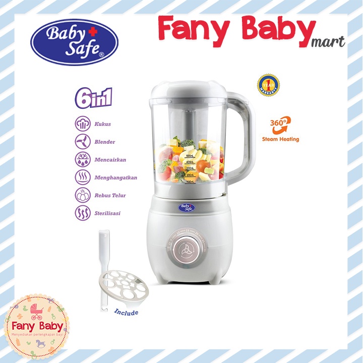 BABY SAFE BABY FOOD MAKER 6IN1 / LB012