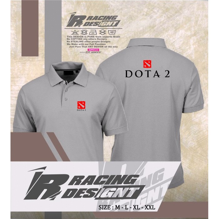 ( HOT ITEM )  Poloshirt / Kaos Polo Dota 2 Terbaru Kualitas Distro  -IR