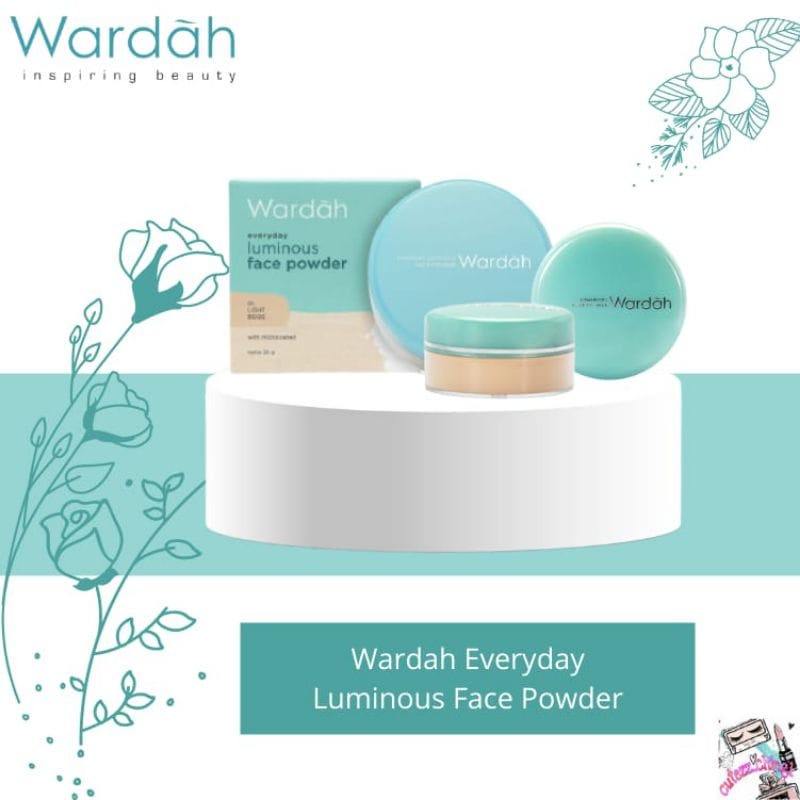 `ღ´ PHINKL `ღ´ ᘺᗩᖇᕲᗩᕼ Wardah Everyday Luminous face powder bedak tabur kult berminyak