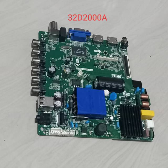 MB- MAINBOARD TV CHANGHONG 32D2000A MESIN TV CHANGHONG 32D200/