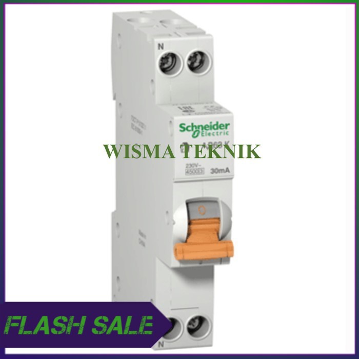 RCBO SCHNEIDER Slim Domae 1P N  MCB ELCB  10A   DOM12521