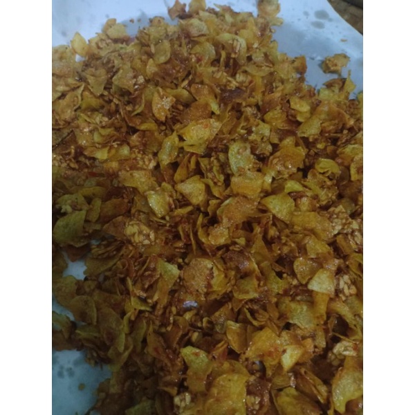 

kering kentang & tempe pedas manis