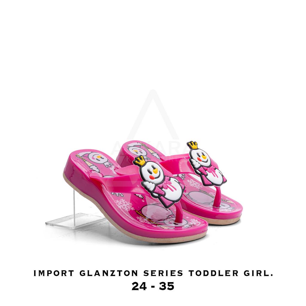 Askara - Sandal jepit anak perempuan mixue glanzton import 2 - 8 tahun