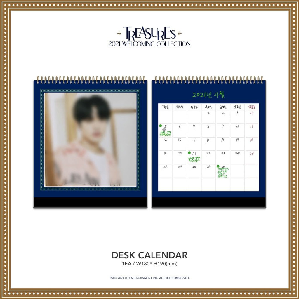 

[SHARING Treasure WELKIT 21] Desk Calendar