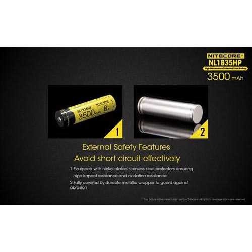 Baterai Li-ion 18650 Original Rechargeable High Perform 3500mAh 3.6 8A