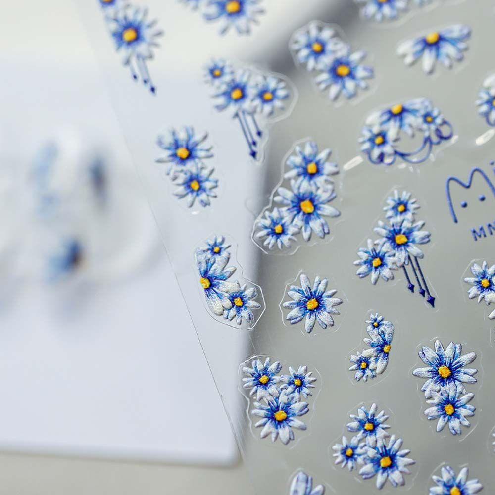 Mxbeauty Stiker Kuku Bunga Wanita Beijing Opera Love Hati Kupu-Kupu Nail Art Dekorasi