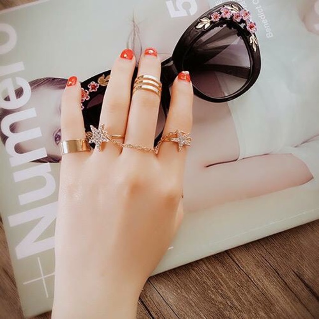 Cincin Set Korea Rantai RG C58258