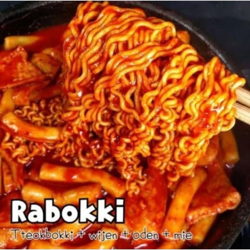 

Rabokki korean Food Halal komplit bumbu dll enak gurih pedas murah meriah guys