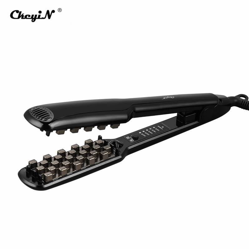 

CkeyiN Catokan Pengeriting Penambah Volume Rambut 3d Dengan 5 Pengaturan Suhu Untuk Styling Rambut