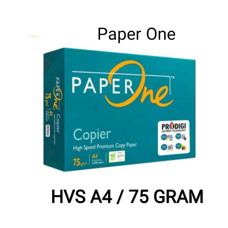 

HVS A4 PAPER ONE 75 GRAM / F4