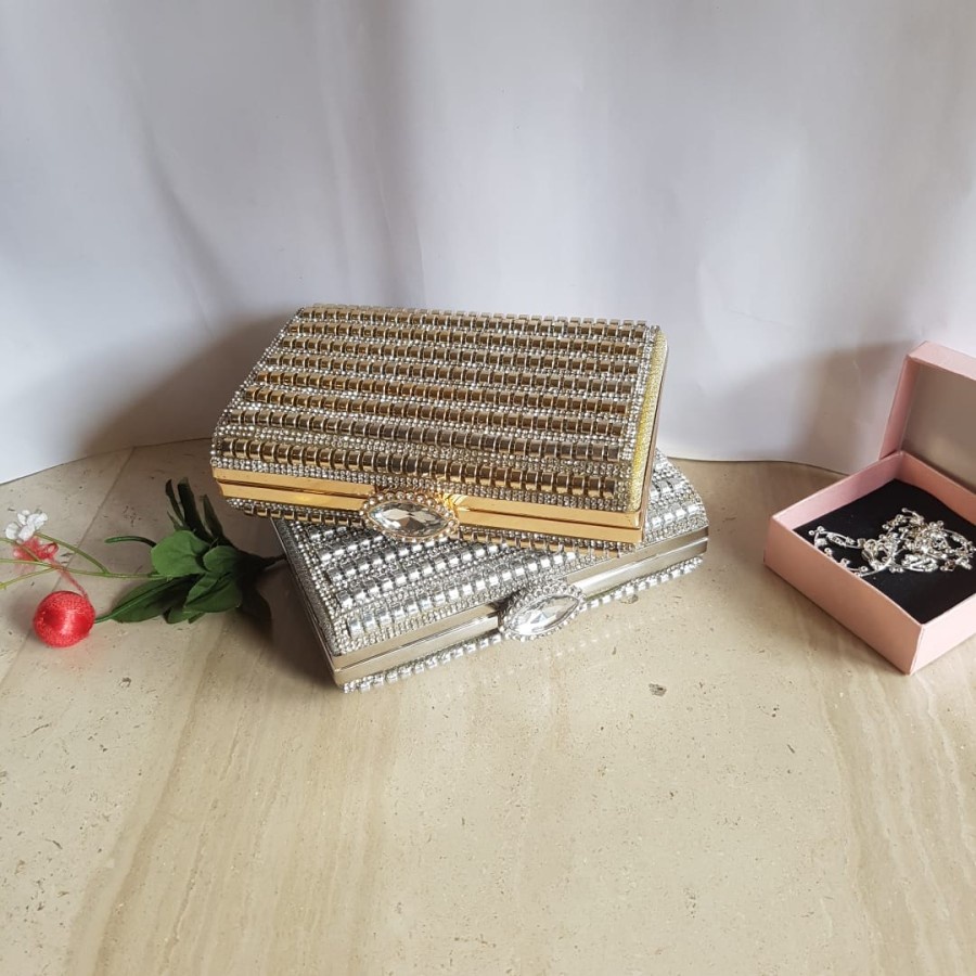 Tas Pesta Diamond Party Clutch Mewah Cantik Permata