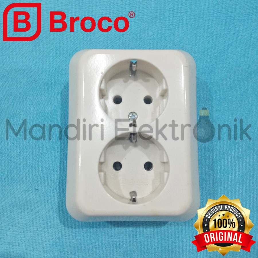 Broco Gracio IB Stop Kontak Arde Double Cream 15320