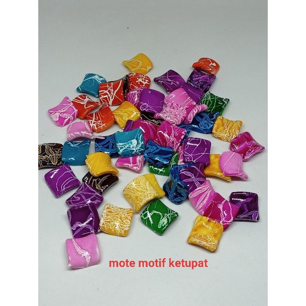 mote motif ketupat ( isi:20 gram )