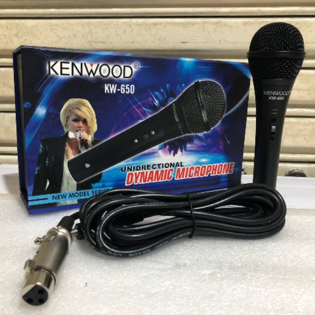 Mic kabel kenwood KW-660 kw-650 aneka microphone  kabel .vocal