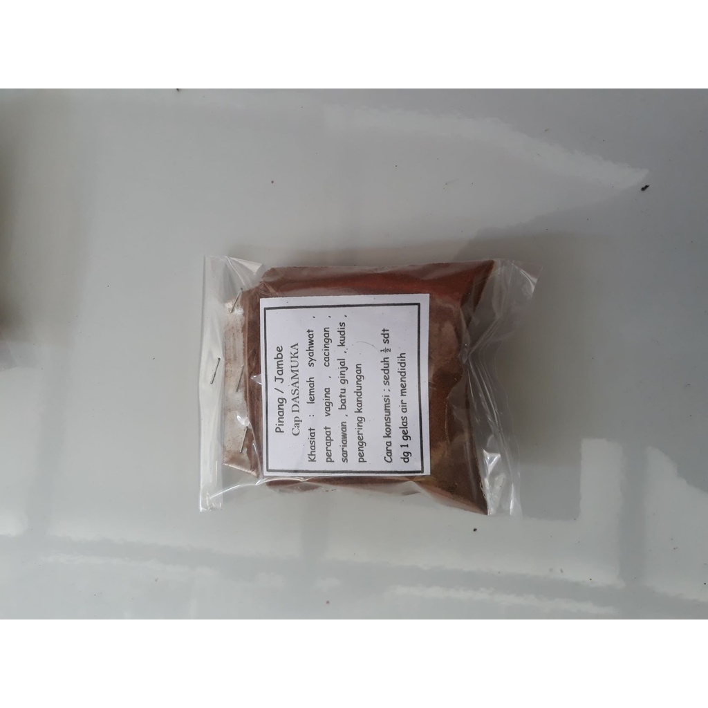 

Biji pinang / jambe bubuk , serbuk , powder