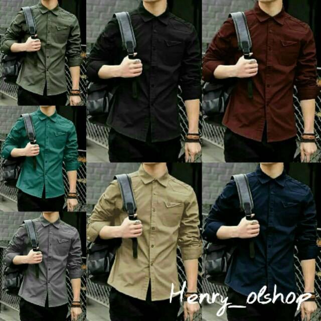 BAJU KEMEJA PRIA MODERN KOREA PAKAIAN COWOK SIZE UKURAN XS BAJU KEMEJA PRIA MODERN KOREA PAKAIAN COWOK SIZE UKURAN XS