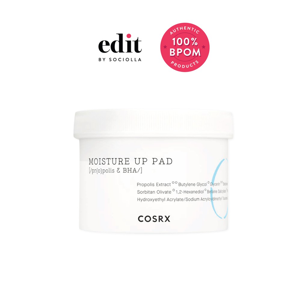 

Sociolla COSRX One Step Moisture Up Pads - Variant - 70 pads/135 ml - Edit by Sociolla