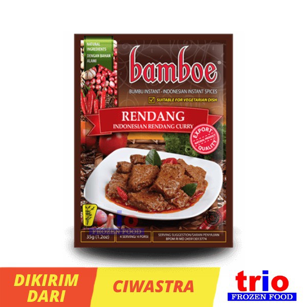 Bamboe Rendang Bumbu Export