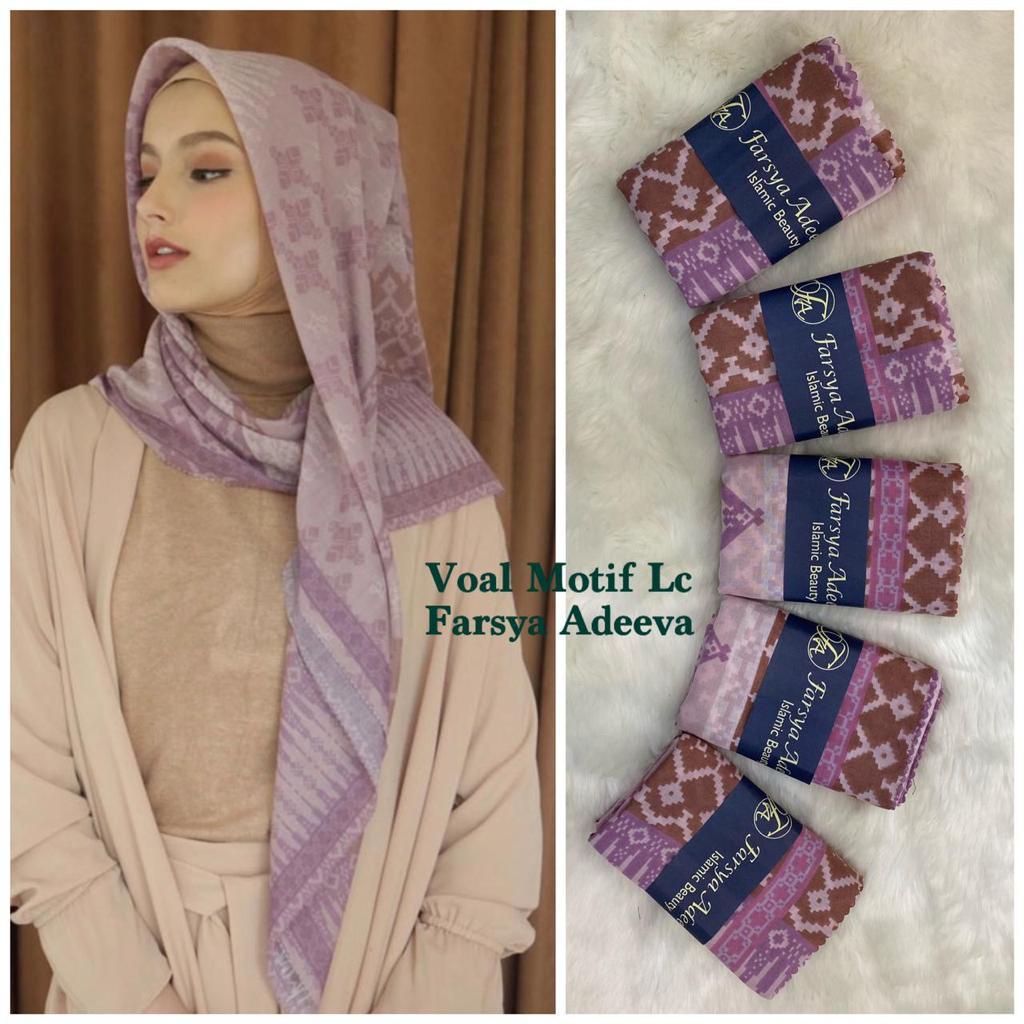 SEGI EMPAT MOTIF TERBARU HIJAB SEGI EMPAT MOTIF DEENAY  LASERCUT  TERMURAH DAN TERLARIS NAYLA HIJA'B-MOZAIK PINK