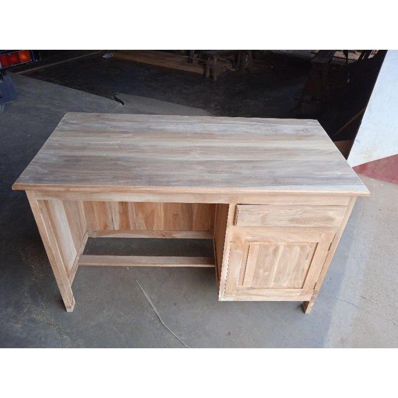 Meja Kerja Kantor Kayu Jati