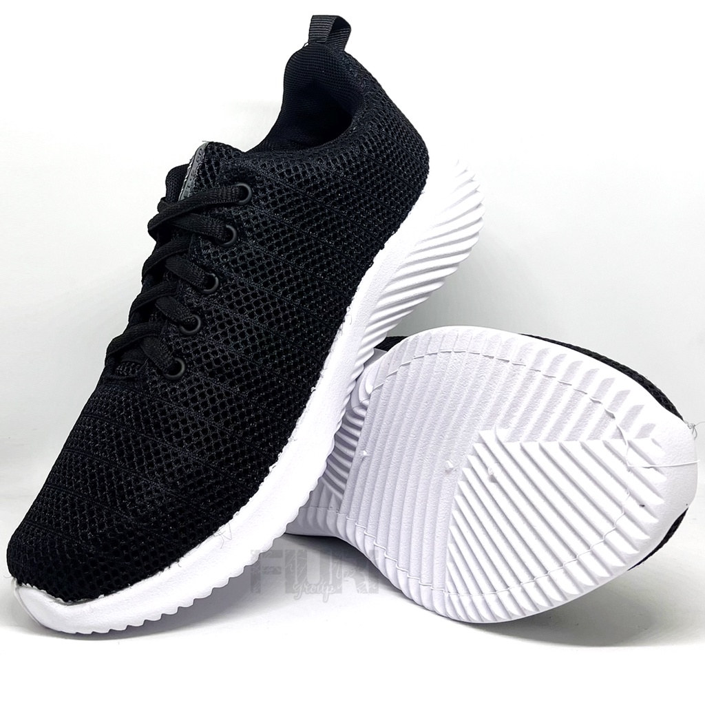 FIURI - ANDO ORIGINAL - RUBEN 39-43 HITAM PUTIH - SEPATU SNEAKERS SPORT KANVAS SOL KARET ANAK LAKI-LAKI - SEPATU KETS TRENDY PRIA DEWASA - SEPATU OLAHRAGA LARI FITNES SENAM KERJA KULIAH SEKOLAH SD SMP SMA BERTALI COWOK MURAH PROMO DISKON BONUS KAOS KAKI