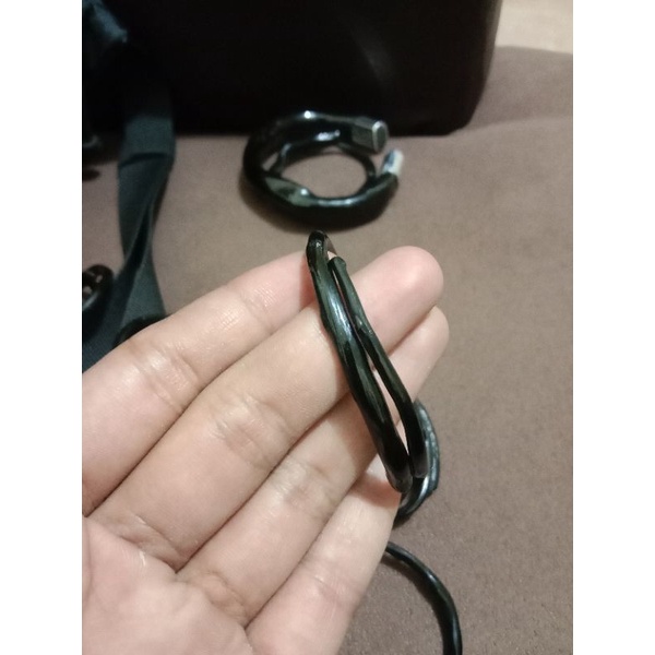 Gelang Akar Bahar Hitam Lentur,Size anak Kecil