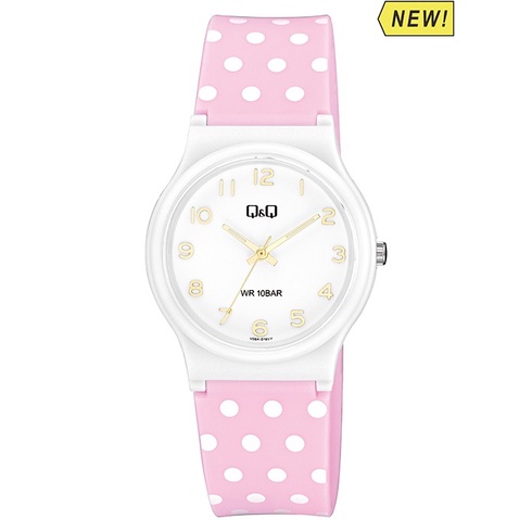 Q&amp;Q QnQ QQ Original Jam Tangan Wanita Motif Analog Rubber - V06 V06A Water Resist 10 BAR