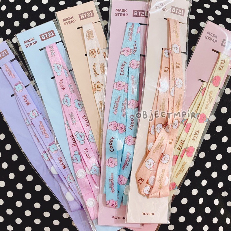 [READY STOCK] Bt21 Baby strap mask official