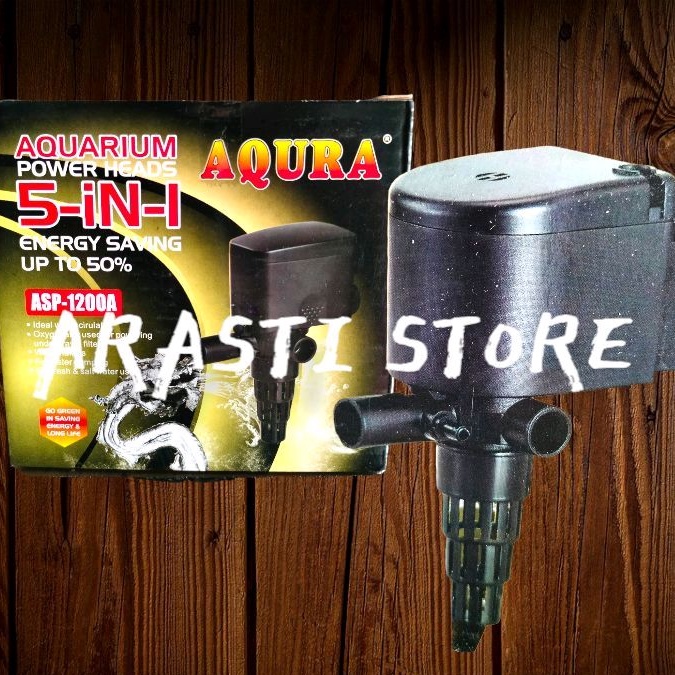 Pompa Celup Aquarium Power Heads Aqura Asp-1200