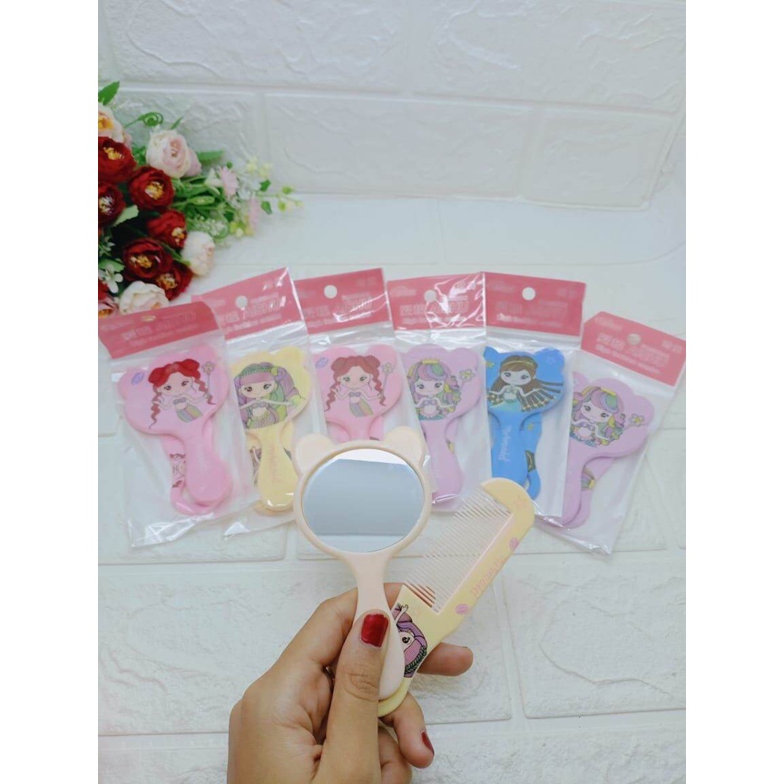 grosir 6 pcs set kaca sisir bayi import