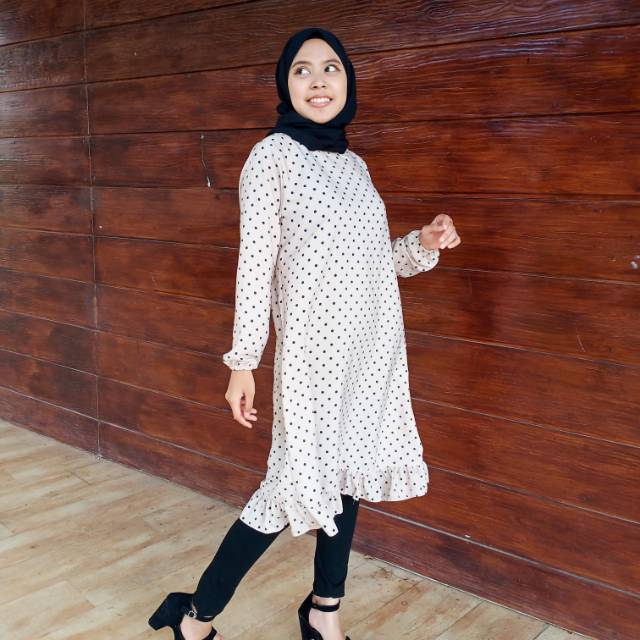 Tunik Premium Polkadot