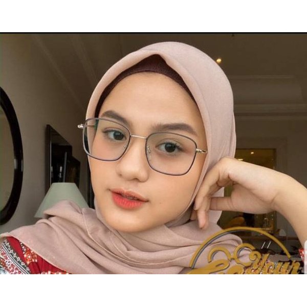 DEMODAS DG6639 Kacamata Kotak Lensa Photocromic Bluecromic Antiradiasi Blueray Minus Normal Silinder
