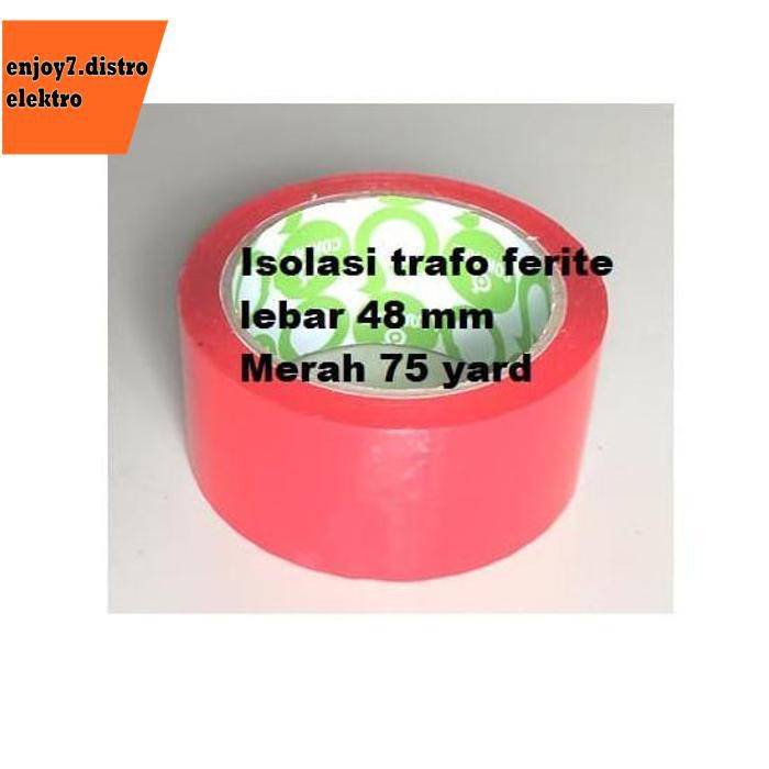 

Isolasi Trafo Ferite Lebar 48 Mm Merah 75 Yard Bishele88