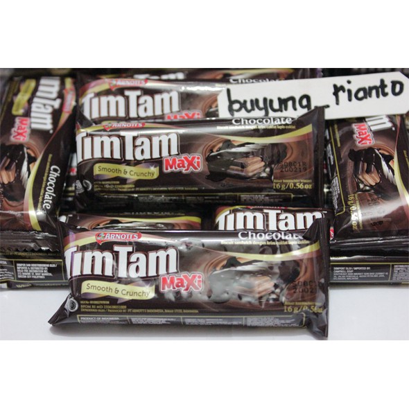 

TimTam Maxi Chocolate Isi 12 Pcs x 16 Gram