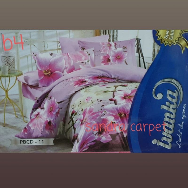 SPREI IVANKA UKURAN KING 180 x 200 B4