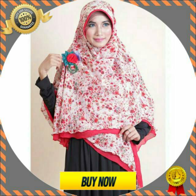 Hijab Elthof Husna - Merah Cabe
