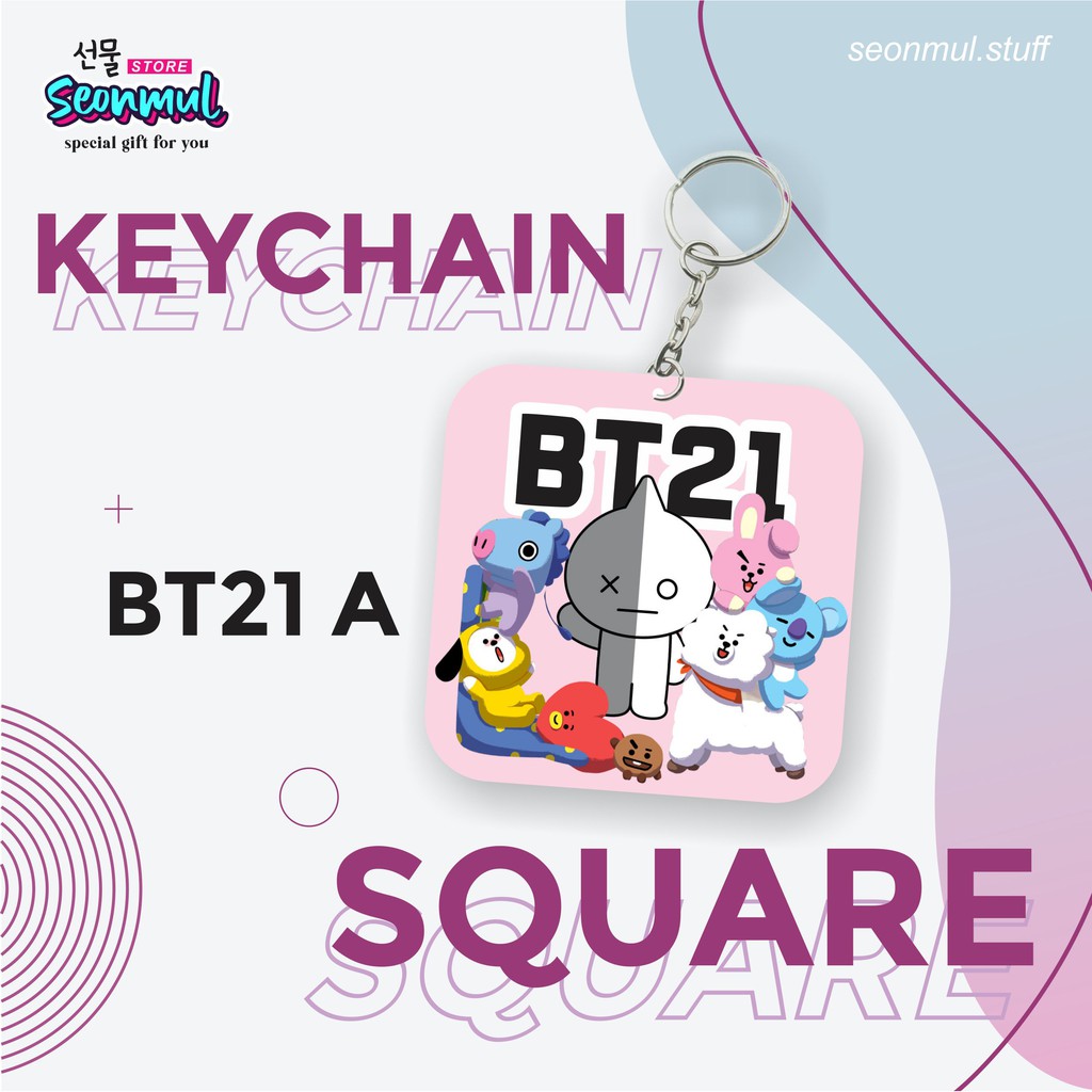 GANTUNGAN KUNCI KPOP / KEYCHAIN KPOP - BT21 SHINEE EXO