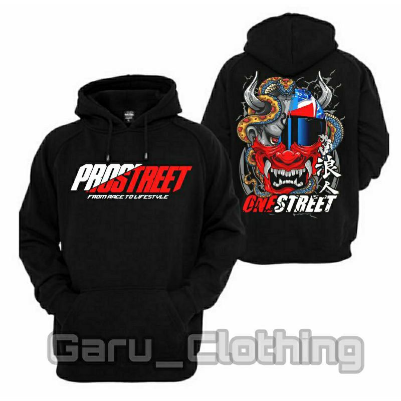 HOODIE PROSTREET X ON STREET CUSTOM | Jaket Sunmori Pria / Jaket Sunmori Raider Jepang / Jaket Sunmo