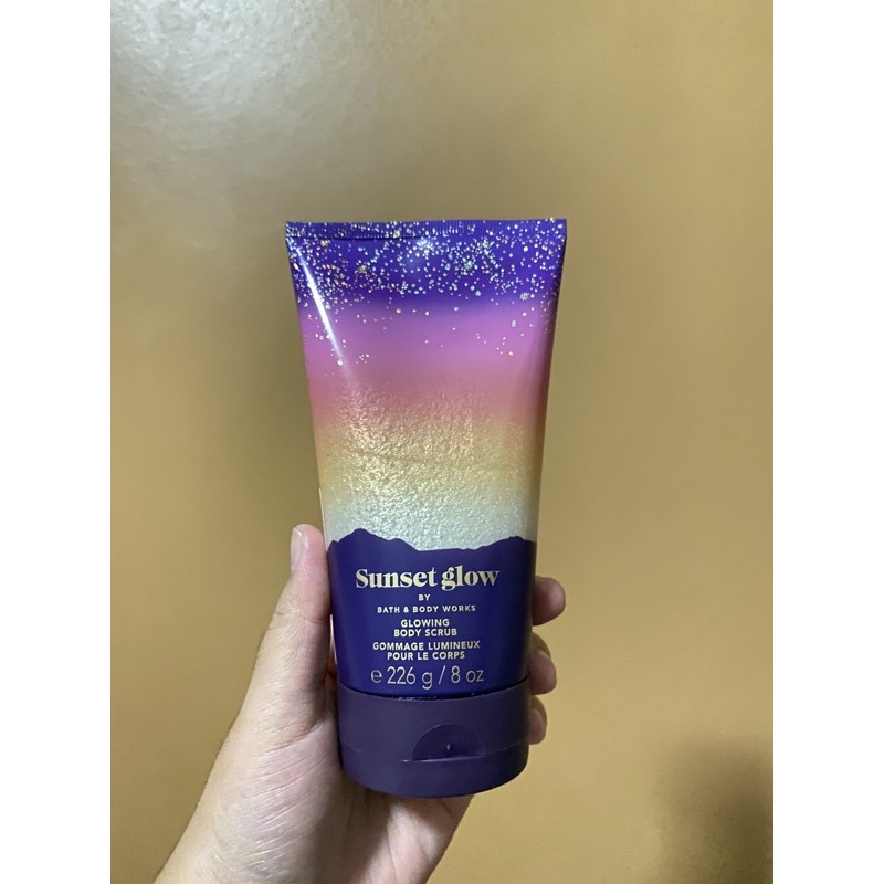 sunset glow body scrub