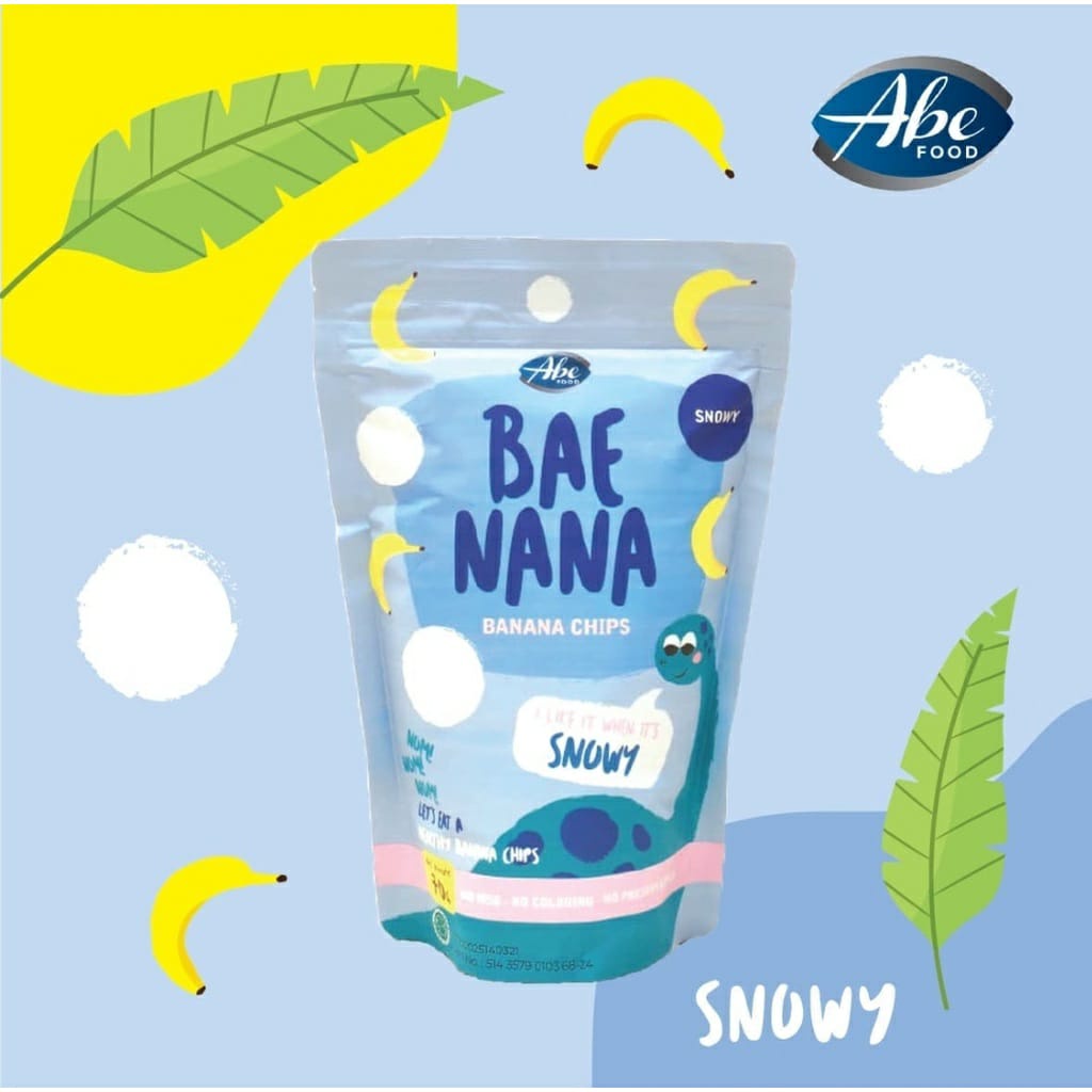 Abe Food Bae Nana 70gr Banana Chips Choco - Cemilan Anak