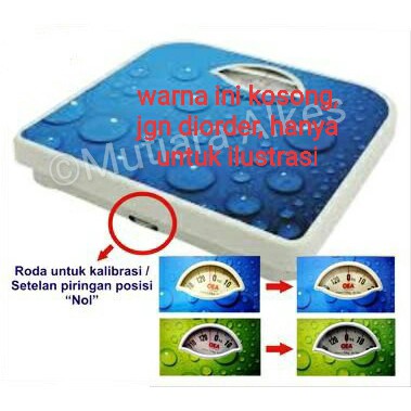 (MUTIARA ALKES) BISA PILIH MOTIF - Timbangan Badan Manual (Analog) GEA BR-2015 - FREE PLASTIK BUBLE